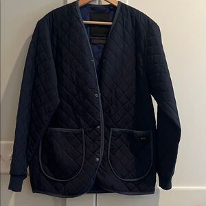 Deus Ex Machina Quilted Navy Men's Jacket - Lightweight Coat